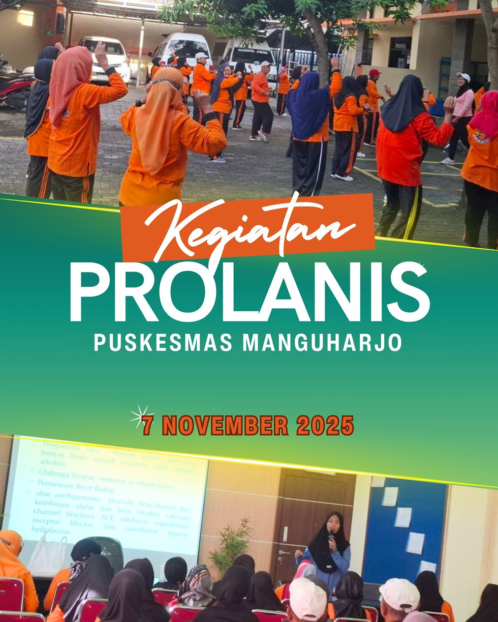 KEGIATAN PROLANIS PUSKESMAS MANGUHARJO